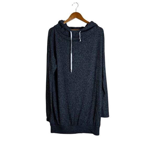 3 for $30! Express dark grey sweater hoodie. Size medium - Picture 1 of 8
